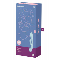 Króliczek wibrator masaż łechtaczki satisfyer blue